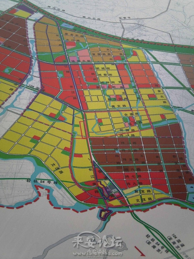 来安县汊河镇规划图图片